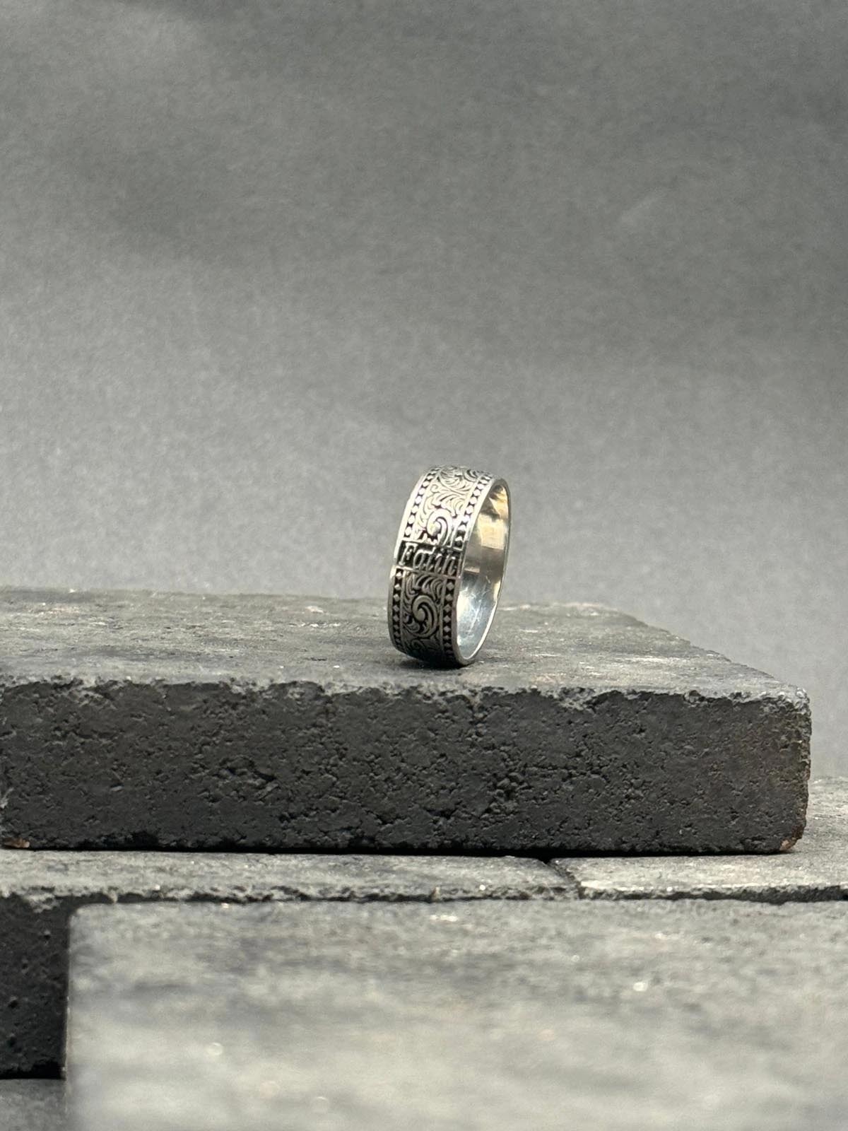 Gümüş Alyans 925 Ayar Gümüş Erkek İsimli Gravür Alyans Modeli