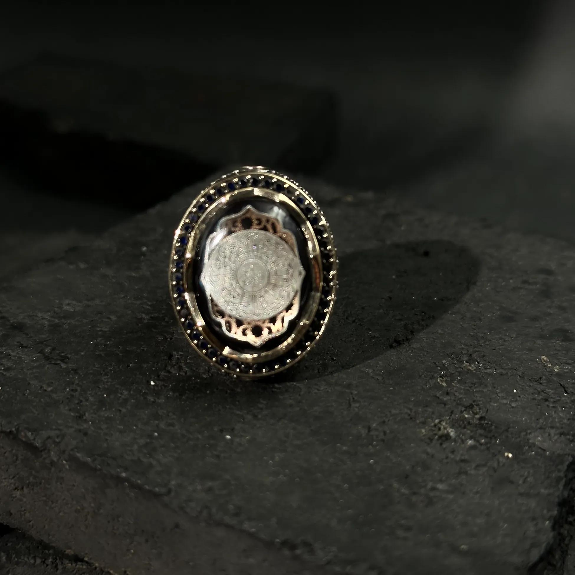 Safir Taşlı Yuvarlak İnşirah modeli